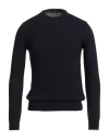 Barbati Man Sweater Midnight Blue Size S Polyamide, Wool, Viscose, Cashmere In Black