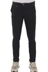 Barbati Men's Trousers  Lulu 442 1160 Grig In Black