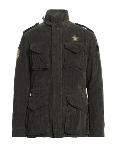 Barbed Man Jacket Military Green Size M Cotton