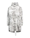 Barbed Man Overcoat & Trench Coat Light Grey Size Xs Cotton, Elastane In Grey