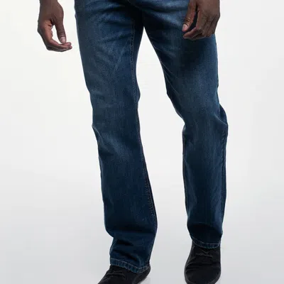 Barbell Apparel Relaxed Athletic Fit Jeans (tall) In Blue