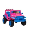 Barbie 12v Adventure Ride-on Car In Pink