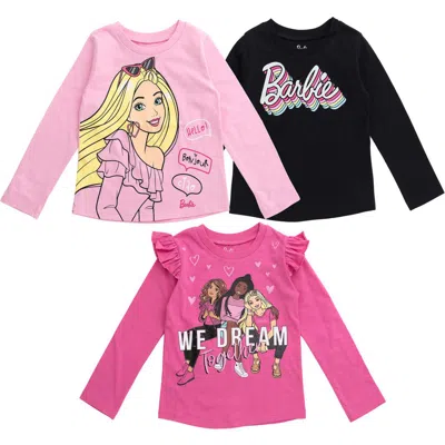 Barbie Kids'  2-pack Long Sleeve T-shirts In Multi