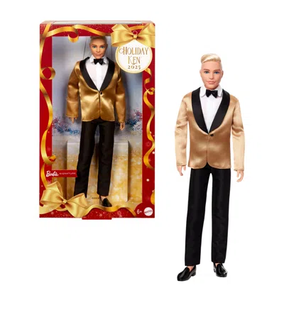 Barbie 2025 Holiday Ken Doll In Metallic