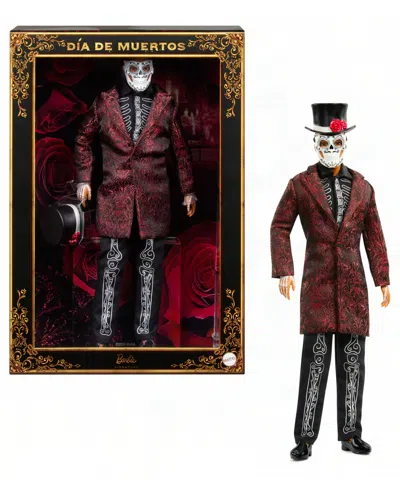 Barbie Kids' 2026 Dia De Muertos Ken Fully Articulated Collectible Fashion Doll With Removable Mask And Hat, Ages In Multi