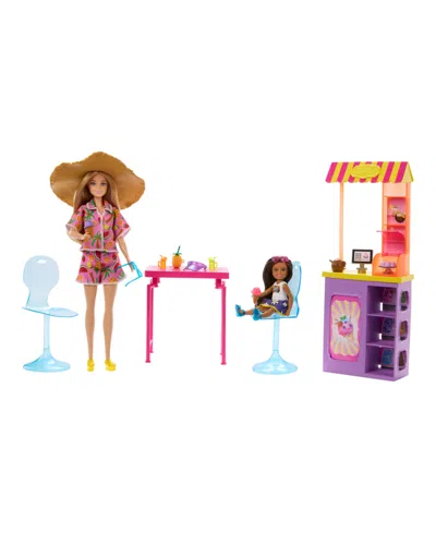 Barbie Kids' & Chelsea Summer Vacation Beach Shack Snack Stand Playset With 2 Dolls & Accessories, Ages 3+ In No Color