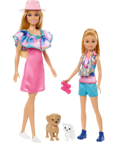 Barbie Kids' And Stacie Sister Doll Set With 2 Pet Dogs And Accessories In Multi