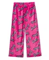 Shop Barbie Big Girls Logo Plush Lounge Pant In Pink