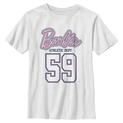 Barbie Kids'  Boys' Athletic Dept 59 Graphic Short Sleeve T-shirt In White