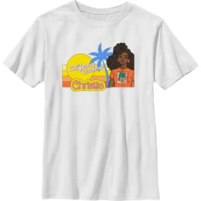 Barbie Kids'  Boys' Christie California Dreamer Graphic Short Sleeve T-shirt In White