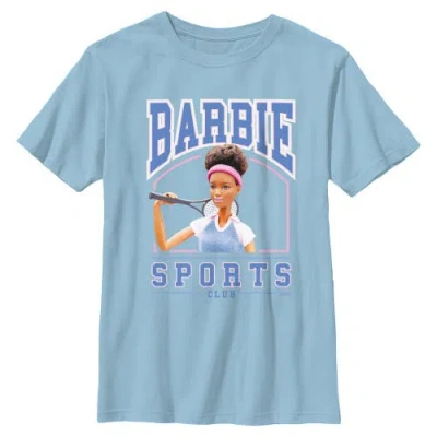 Barbie Kids'  Boys' Christie Tennis Sports Club Graphic Short Sleeve T-shirt In Blue