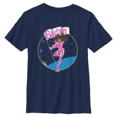 Barbie Kids'  Boys' Fashion To The Moon And Back Graphic Short Sleeve T-shirt In Blue