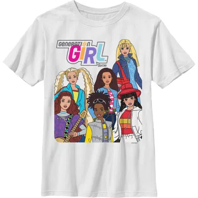 Barbie Kids'  Boys' Generation Girl Fashion Cover Graphic Short Sleeve T-shirt In White