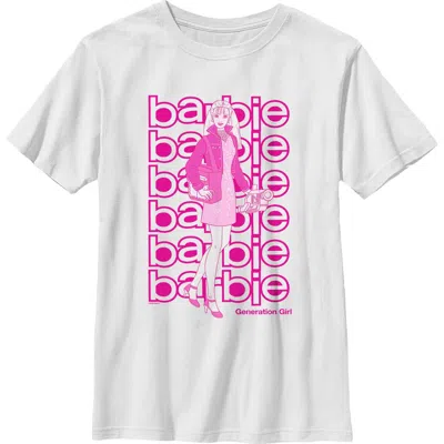 Barbie Kids'  Boys' Generation Girl Graphic Short Sleeve T-shirt In White