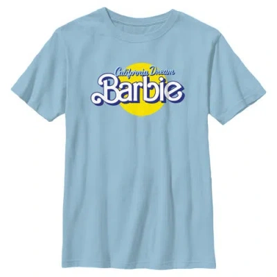 Barbie Kids'  Boys' Groovy California Dream Logo Graphic Short Sleeve T-shirt In Blue