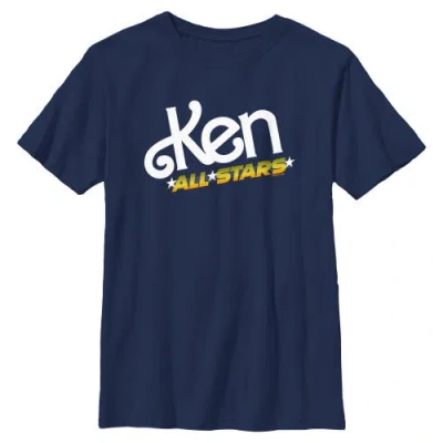 Barbie Kids'  Boys' Ken All Stars Graphic Short Sleeve T-shirt In Blue