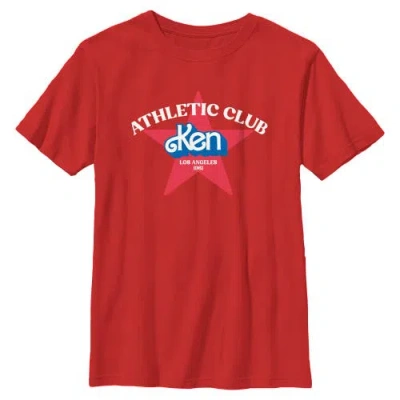 Barbie Kids'  Boys' Ken Los Angeles Athletic Club Graphic Short Sleeve T-shirt In Red