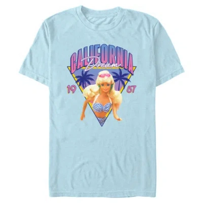 Barbie California Dream Doll Badge Short Sleeve Graphic T-shirt In Blue