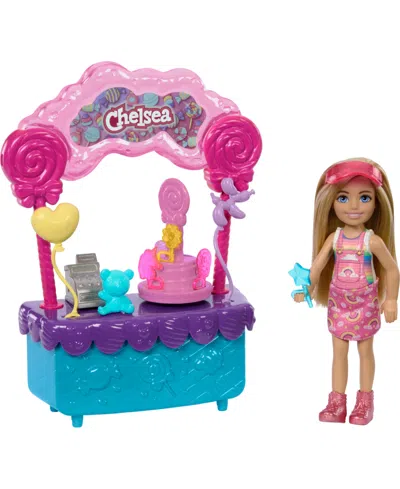 Barbie Kids' Chelsea Doll And Lollipop Stand, 10-piece Toy Play Set With Accessories In Multi