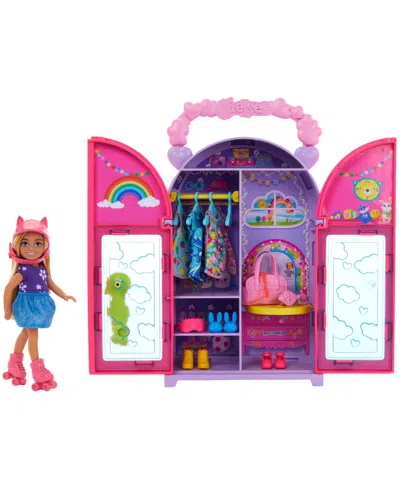 Barbie Kids' Chelsea Doll Closet Toy Playset With Clothes Accessories In Multi-color