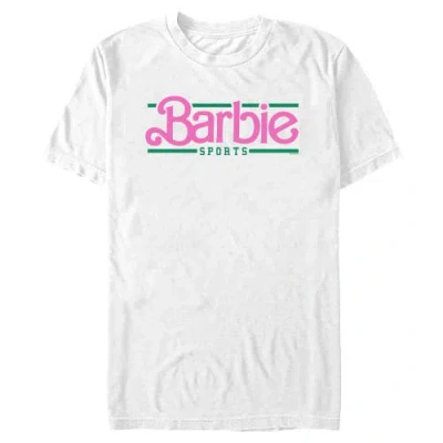 Barbie Classic Sports Logo Short Sleeve Graphic T-shirt In White