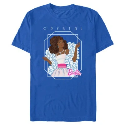 Barbie Crystal Glamour Portrait Short Sleeve Graphic T-shirt In Blue