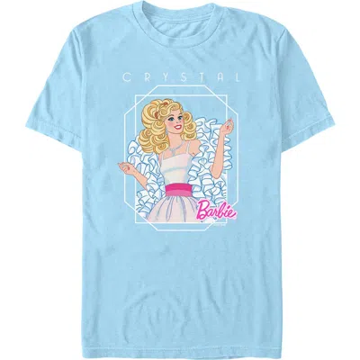 Barbie Crystal Glamour Pose Short Sleeve Graphic T-shirt In Blue