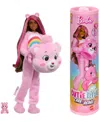 Barbie Cutie Reveal Care Bears Series Doll & Accessories In Cheer Bear Plush Costume, 10 Surprises In Multi-color