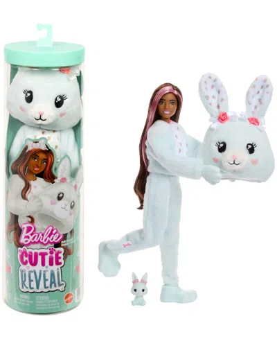 Barbie Cutie Reveal Cuddly Series Bunny Doll And Accessories In Transparent
