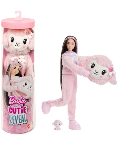 Barbie Cutie Reveal Cuddly Series Doll And Accessories In Pink