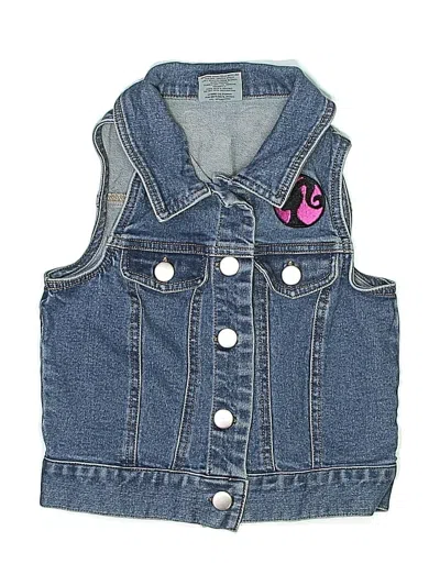 Pre-owned Barbie Kids' Denim Vest In Blue