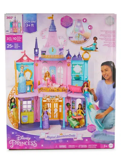 Barbie Kids' Disney Princess Magical Adventures Castle Playset Doll House Hlw29 In Pink