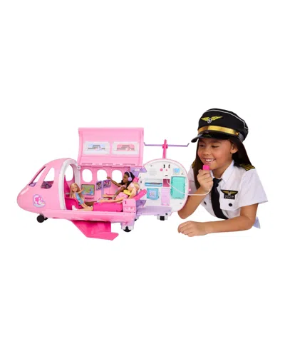 Barbie Kids' Dream Plane 15-piece Airplane Playset With Working Microphone, Ages 3+ In No Color
