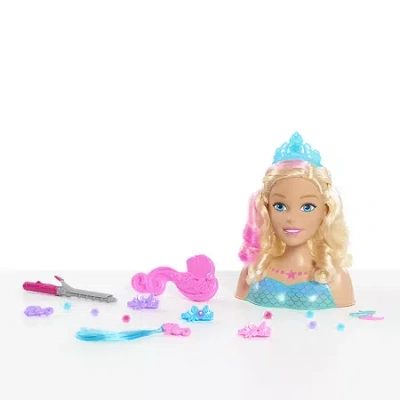 Barbie Dreamtopia Styling Head  Doll In Transparent