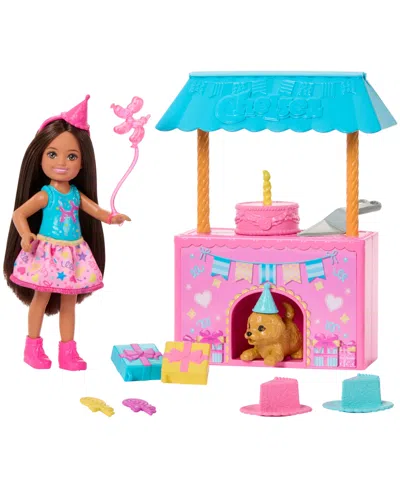 Barbie Family And Friends Club Chelsea Surprise Birthday Party Playset In Transparent