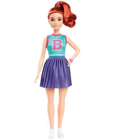 Barbie Kids' Fashionistas Doll 232 In Jersey Top And Pleated Purple Skirt, Red Hair In Multi-color