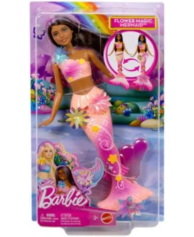 Barbie Flower Magic Mermaid Toy Doll In Multi