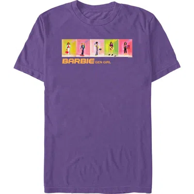 Barbie Gen Girl Lineup Short Sleeve Graphic T-shirt In Purple