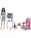 Barbie I Love School Classroom Playset With 1 Fashion Doll, 2 Small Dolls 20+ Accessories In Multi-color