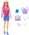 Barbie I Love School Toy Set With 7 Accessories, Blonde Fashion Doll Wears Removable Look In Multi-color