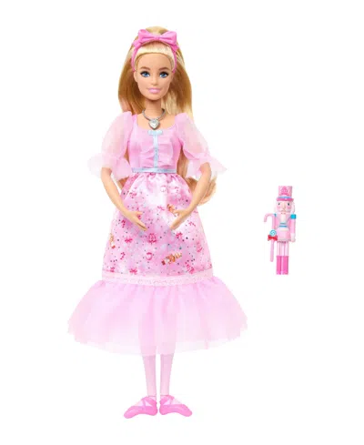 Barbie Kids' In The Nutcracker Clara 13" Articulated-ankle Ballerina Doll, Ages 3+ In Pink