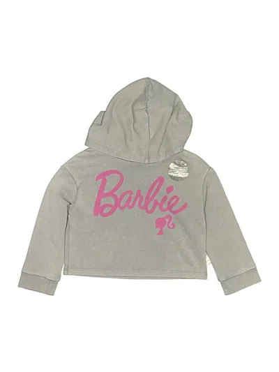 Barbie Kids' Long Sleeve Polo Shirt In Gray