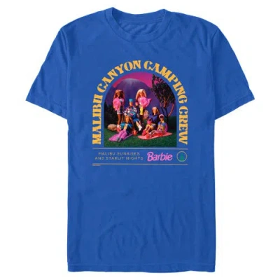 Barbie Malibu Canyon Camping Crew Short Sleeve Graphic T-shirt In Blue