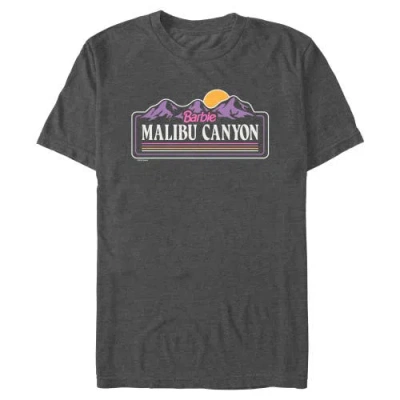 Barbie Malibu Canyon Sign Short Sleeve Graphic T-shirt In Gray