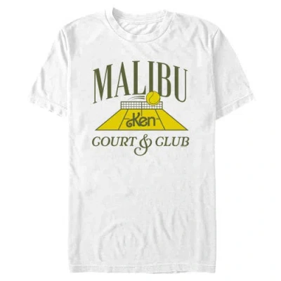 Barbie Malibu Ken Court Club Short Sleeve Graphic T-shirt In White