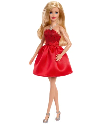 Barbie Mattel 80th Anniversary Celebration Fashion Doll Wearing Dress With Accessories In Multi