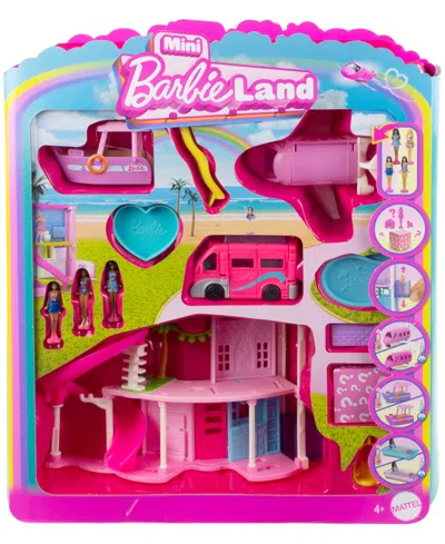 Barbie Kids' Mini Land Dreamhouse 3-vehicle Playset In Multi-color