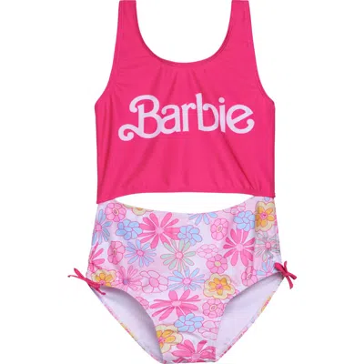 Barbie Kids'  One Piece Swimsuit In Pink