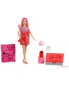 Barbie Party Unboxed Glam Party Series Sparkle Doll Accessories With 10 Surprises In Red