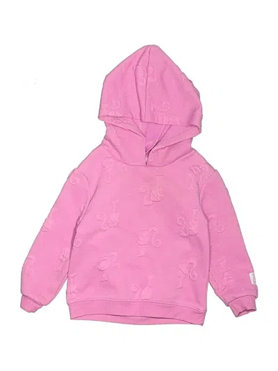 Pre-owned Barbie Kids' Pullover Hoodie In Pink